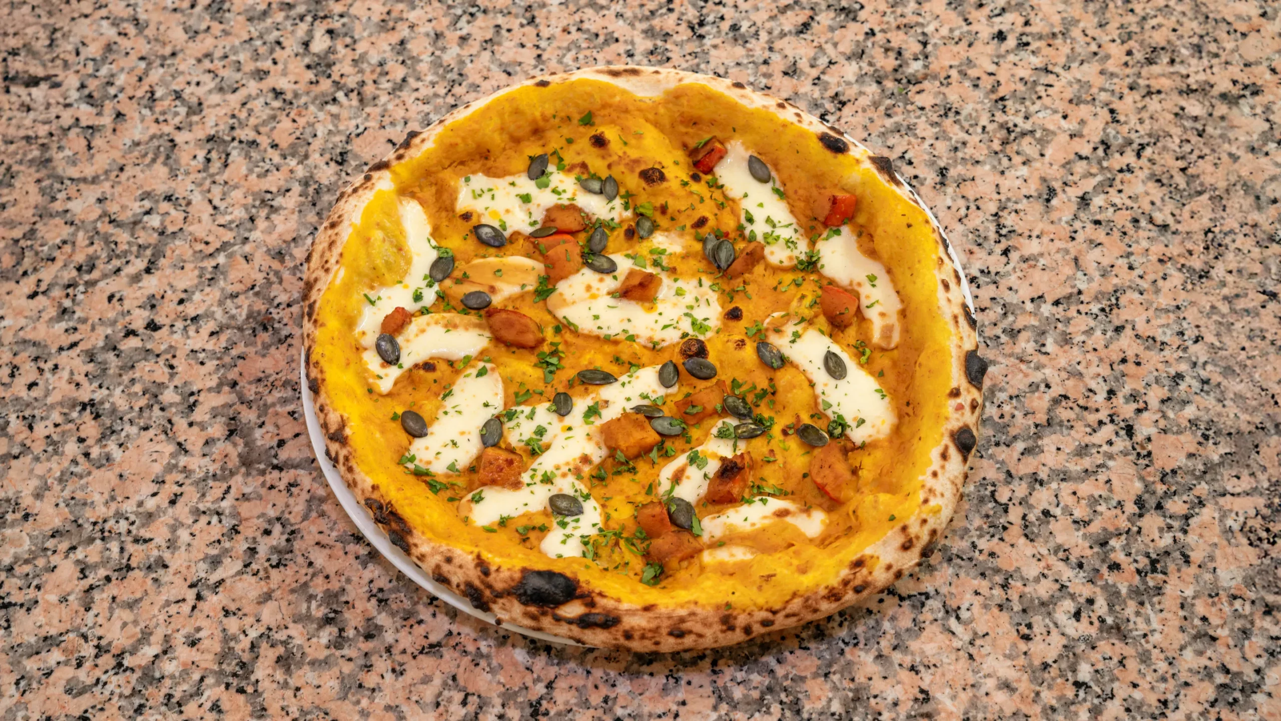 Pizza L'Esteou Pizza du Marche végétarienne